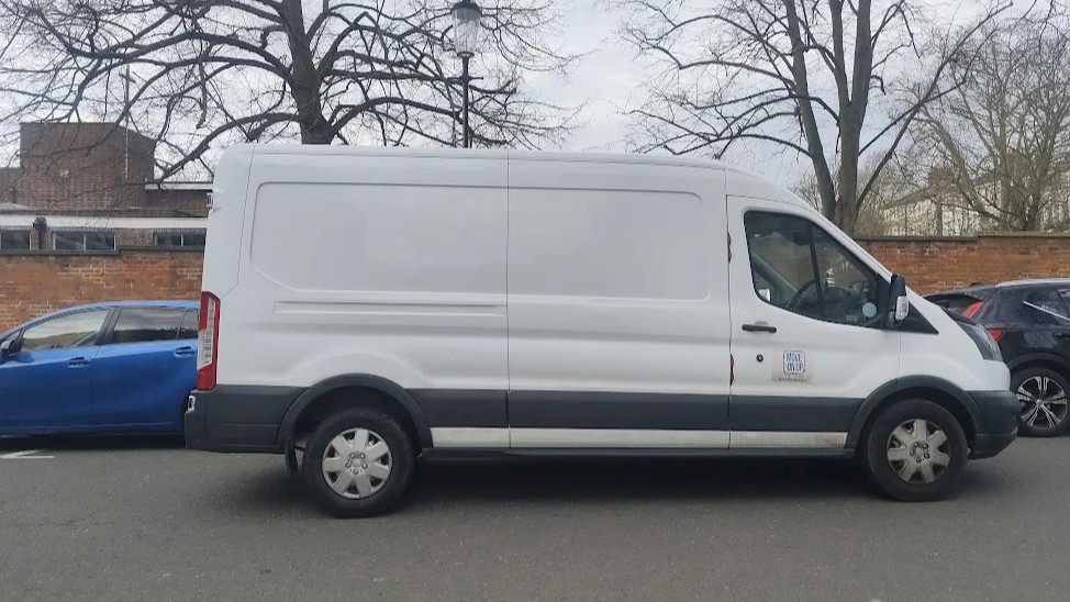 Man and van service Notting Hill — Move-on Up van loaded and ready to go